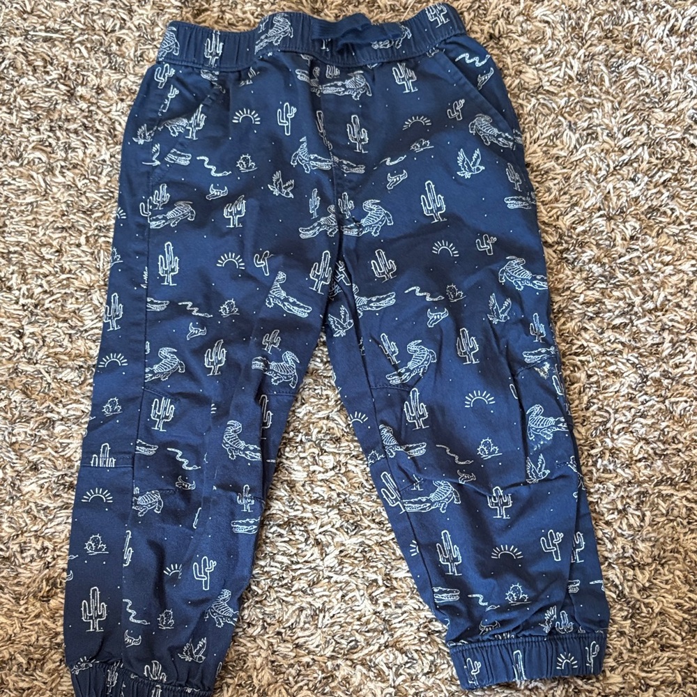 Garanimals Navy Cactus Print Joggers